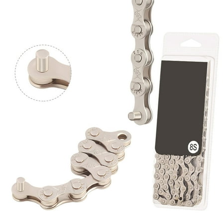 Thinsont Metal Chain 6-7-8 Speed 1/2 x3/32Inch Road Chain Link Connector Joints No.1
Thinsont Metal Chain 6-7-8 Speed 1/2 x3/32Inch Road Chain Link Connector Joints No.1