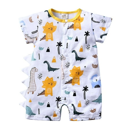 Binmer Newborn Baby Boys Girls Romper Short Sleeve One-Piece Cartoon Dinosaur Jumpsuit
Binmer Newborn Baby Boys Girls Romper Short Sleeve One-Piece Cartoon Dinosaur Jumpsuit