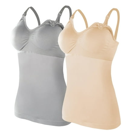 Cathalem Maternity Underwear Cotton Womens Nursed Tank Tops Built In Bra Top For Breastfeeding Comfortable Panties Women Underwear Grey X-Large
Cathalem Maternity Underwear Cotton Womens Nursed Tank Tops Built In Bra Top For Breastfeeding Comfortable Panties Women Underwear Grey X-Large