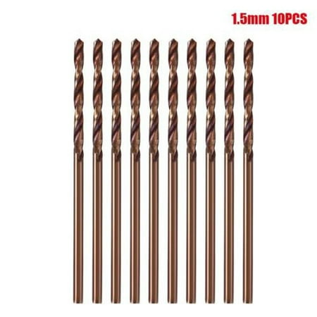 BAMILL 10pcs Drill Bit Set High Speed Steel Straight Shank Twist Hand Drill Bits
BAMILL 10pcs Drill Bit Set High Speed Steel Straight Shank Twist Hand Drill Bits