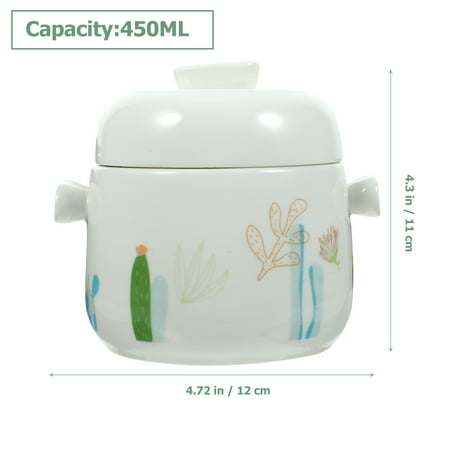 Small Stew Pot Small Ceramic Stew Pot Soup Stewing Bowl Steamed Egg Stew Bowl with Lid
Small Stew Pot Small Ceramic Stew Pot Soup Stewing Bowl Steamed Egg Stew Bowl with Lid
