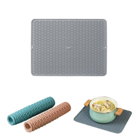 Clearance!Lssam Placemats Placemats Set Of 6 Silicone Dish Drying Mat 2024 New Kitchen Sink Silicone Draining Mat Fast Drying Stone Sink Tray Heat Silicone Mat Easy Clean Raised Edge Holds Water
Clearance!Lssam Placemats Placemats Set Of 6 Silicone Dish Drying Mat 2024 New Kitchen Sink Silicone Draining Mat Fast Drying Stone Sink Tray Heat Silicone Mat Easy Clean Raised Edge Holds Water