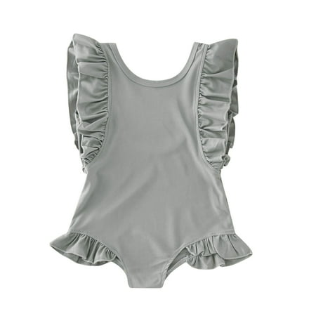 ZRBYWB Toddler Summer Sleeveless Girls Swimsuit Solid Colour Ruffles Swimwear Swimsuit Bikini Fashion
ZRBYWB Toddler Summer Sleeveless Girls Swimsuit Solid Colour Ruffles Swimwear Swimsuit Bikini Fashion