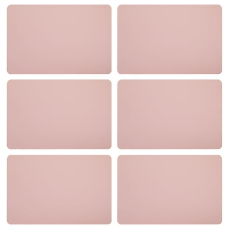 1111Fourone 6Pcs Placemats Heat Insulation Cup Pads Non-slip Faux Leather Mat Dining Table Coaster Pink Dark Gray
1111Fourone 6Pcs Placemats Heat Insulation Cup Pads Non-slip Faux Leather Mat Dining Table Coaster Pink Dark Gray