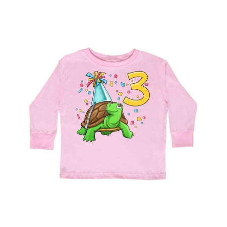 Inktastic 3rd Birthday Cute Turtle in Party Hat with Confetti Gift Toddler Boy or Toddler Girl Long Sleeve T-Shirt
Inktastic 3rd Birthday Cute Turtle in Party Hat with Confetti Gift Toddler Boy or Toddler Girl Long Sleeve T-Shirt