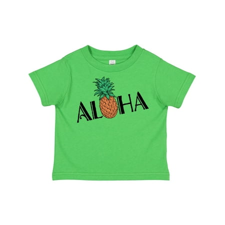 Inktastic Aloha- with Pineapple Gift Toddler Boy or Toddler Girl T-Shirt