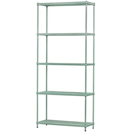 Meshworks 5 Tier Heavy-Duty Metal Storage Shelving Unit - Bookshelf 440 Pound Capacity Per Shelf Great For Kitchen Office And Garage Storage 31.1 X 13 X 70.9
Meshworks 5 Tier Heavy-Duty Metal Storage Shelving Unit - Bookshelf 440 Pound Capacity Per Shelf Great For Kitchen Office And Garage Storage 31.1 X 13 X 70.9