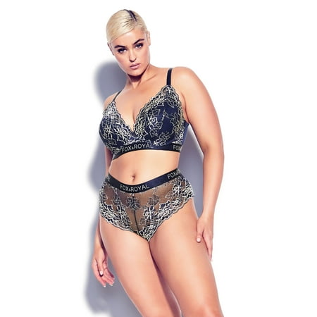 Fox & Royal Women s Plus Size Gizela Cotton Thongs