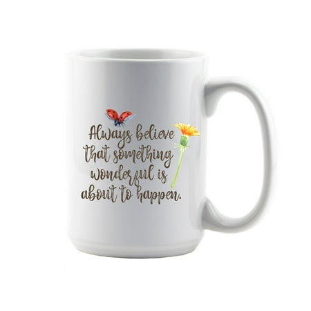 Imagine Design Always Believe Flora & Fauna Mug