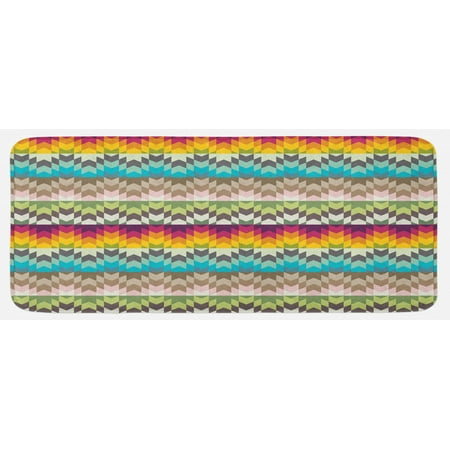 Geometric Kitchen Mat Pattern with Geometric Prehistoric Effects in Contrast Colors Art Plush Decorative Kitchen Mat with Non Slip Backing 47 X 19 Multicolor by Ambesonne
Geometric Kitchen Mat Pattern with Geometric Prehistoric Effects in Contrast Colors Art Plush Decorative Kitchen Mat with Non Slip Backing 47 X 19 Multicolor by Ambesonne