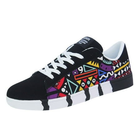 Sneakers for Men Men S Fashion Casual Lace-Up Colorfor Canvas Sport Shoes Sneakers Graffiti Shoes Mens Sneakers Canvas Black 40
Sneakers for Men Men S Fashion Casual Lace-Up Colorfor Canvas Sport Shoes Sneakers Graffiti Shoes Mens Sneakers Canvas Black 40