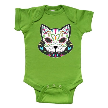 Inktastic Cinco De Mayo Cat Sugar Skull Gift Baby Boy or Baby Girl Bodysuit