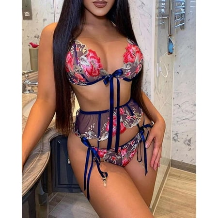 Women Sexy Siamese Lingerie Set Embroidery Lace Sheer Straps Bandage Costume Open Bra Underwear Sissy Charming Apparel
Women Sexy Siamese Lingerie Set Embroidery Lace Sheer Straps Bandage Costume Open Bra Underwear Sissy Charming Apparel