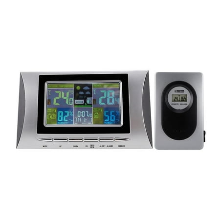 cusimax Weather Station Colorful Screen Moon Wireless Battery Powered Outdoor Indoor Thermometer Hygrometer Alarm Weather Forecast Humidity Monitor
cusimax Weather Station Colorful Screen Moon Wireless Battery Powered Outdoor Indoor Thermometer Hygrometer Alarm Weather Forecast Humidity Monitor