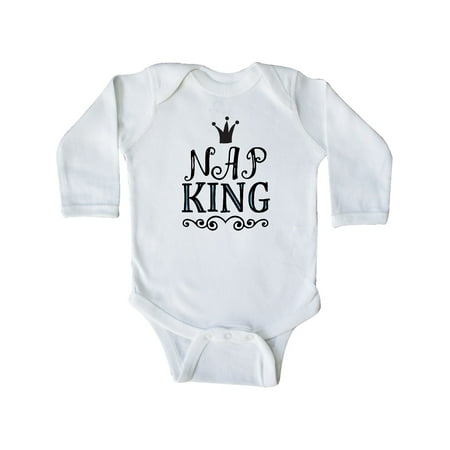 Inktastic Nap King Baby Boy Gift Baby Boy Long Sleeve Bodysuit