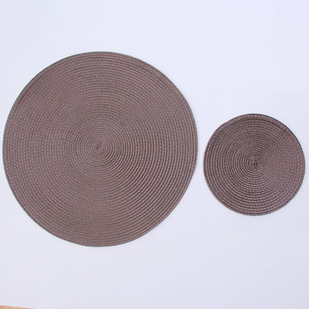 Round Braided Placemats Set of Mats for Dining Tables Woven Washable Non-Slip Place mats
Round Braided Placemats Set of Mats for Dining Tables Woven Washable Non-Slip Place mats