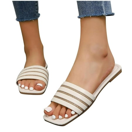 YanHoo Slide Sandals Women Girls Dresssy Low Wedge Sandal Cute Summer Slip On Flat Sandals Bohemian Beach Open Toe Slippers Shoes
YanHoo Slide Sandals Women Girls Dresssy Low Wedge Sandal Cute Summer Slip On Flat Sandals Bohemian Beach Open Toe Slippers Shoes
