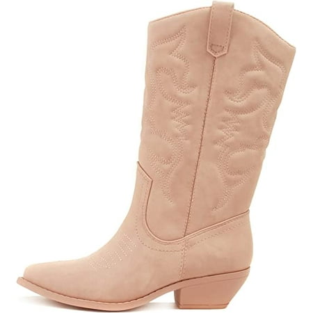 Soda Reno Women Western Cowboy Boots