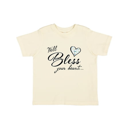 Inktastic Well Bless Your Heart with Calico Print Gift Toddler Boy or Toddler Girl T-Shirt