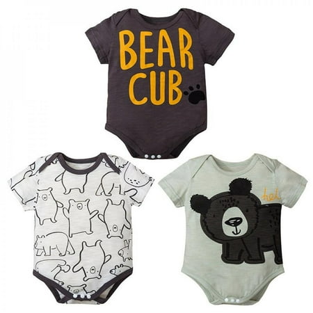 Brand Clearance! 3pcs/set Cotton Summer Newborn Baby Short-sleeve Romper Cozy One-piece Romper Baby Boy Girl Cute Bear Bodysuit
Brand Clearance! 3pcs/set Cotton Summer Newborn Baby Short-sleeve Romper Cozy One-piece Romper Baby Boy Girl Cute Bear Bodysuit