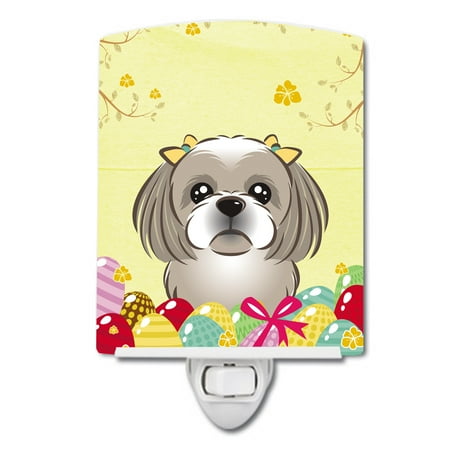 Caroline s Treasures BB1932CNL Gray Silver Shih Tzu Easter Egg Hunt Ceramic Night Light 6x4x3 multicolor
Caroline s Treasures BB1932CNL Gray Silver Shih Tzu Easter Egg Hunt Ceramic Night Light 6x4x3 multicolor