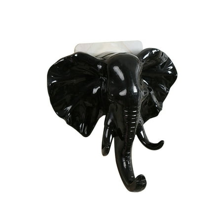 Xinqinghao Elephant Head Self Adhesive Wall Door Hook Hanger Bag Keys Sticky Holder BK Black
Xinqinghao Elephant Head Self Adhesive Wall Door Hook Hanger Bag Keys Sticky Holder BK Black