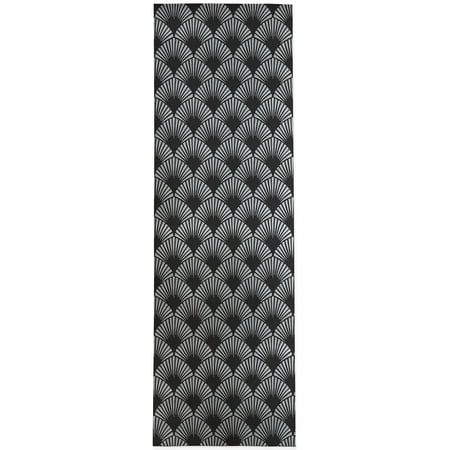 Fron Black Kitchen Mat by Kavka Designs