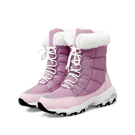 Gomelly Women Casual Mid Calf Boot Non Slip Fuzzy Winter Warm Shoes Walking Work Breathable Round Toe Pink 4.5
Gomelly Women Casual Mid Calf Boot Non Slip Fuzzy Winter Warm Shoes Walking Work Breathable Round Toe Pink 4.5