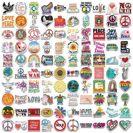 ZPAQI Adhesive Cartoon Decals Peace Love Sticker for Piano Helmet Bumper Fridge 100x
ZPAQI Adhesive Cartoon Decals Peace Love Sticker for Piano Helmet Bumper Fridge 100x