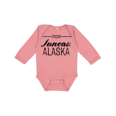 Inktastic From Juneau Alaska in Black Distressed Text Gift Baby Boy or Baby Girl Long Sleeve Bodysuit
Inktastic From Juneau Alaska in Black Distressed Text Gift Baby Boy or Baby Girl Long Sleeve Bodysuit