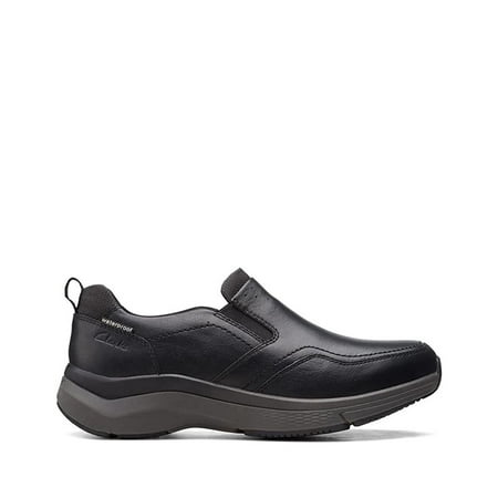 CLARKS Male Adult Men 13 26155106 Black Tumbled Leather