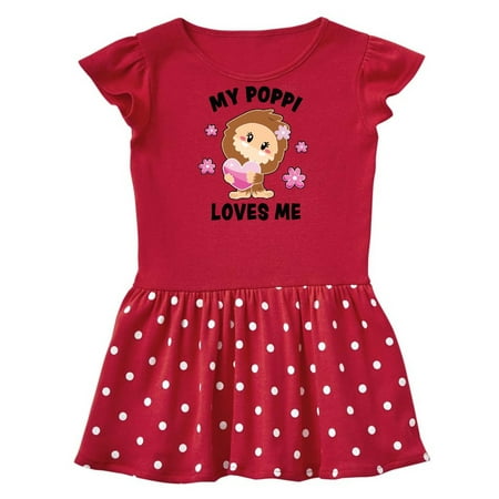 Inktastic My Poppi Loves Me with Bigfoot Gift Baby Girl Dress 
Inktastic My Poppi Loves Me with Bigfoot Gift Baby Girl Dress