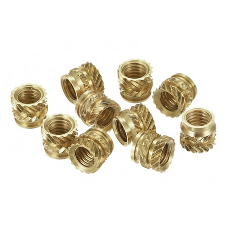 Uxcell Knurled Insert Nut M5 x 6mm L x 7mm OD Female Thread Brass Embedding Nut 30 Pack
Uxcell Knurled Insert Nut M5 x 6mm L x 7mm OD Female Thread Brass Embedding Nut 30 Pack