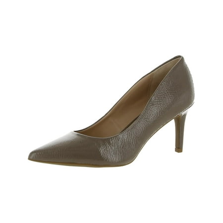 Alfani Womens Jeules Leather Pointed Toe Pumps