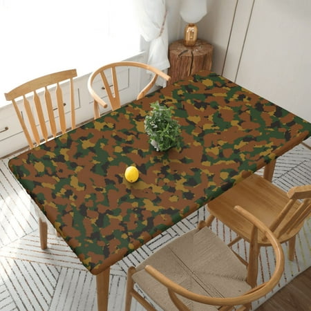 Home Deluxe Tablecloth Dark Camouflage Background Waterproof Elastic Rim Edged Table Cover- For Christmas Parties And Picnics 5ft
Home Deluxe Tablecloth Dark Camouflage Background Waterproof Elastic Rim Edged Table Cover- For Christmas Parties And Picnics 5ft