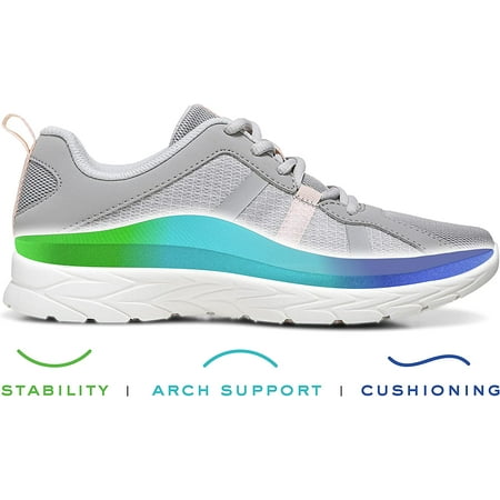 Vionic Women s Brisk Radiant Active Sneakers- Supportive Walking Shoes That Include Three-Zone Comfort with Orthotic Insole Arch Support Fitness Sneakers for Women Medium and Wide F
Vionic Women s Brisk Radiant Active Sneakers- Supportive Walking Shoes That Include Three-Zone Comfort with Orthotic Insole Arch Support Fitness Sneakers for Women Medium and Wide F