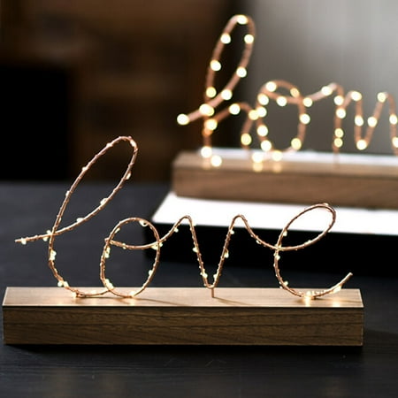 Bojue Love Shape 3D LED Alphabet Sign Light Wall Night Light Bedroom Wedding Birthday Party Decor need 2 AA batteries
Bojue Love Shape 3D LED Alphabet Sign Light Wall Night Light Bedroom Wedding Birthday Party Decor need 2 AA batteries