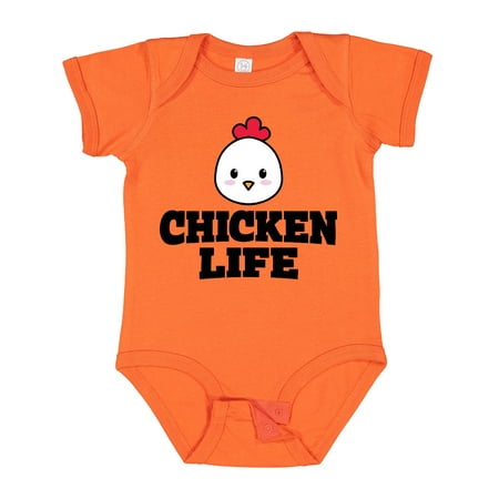 Inktastic Chicken Life Gift Baby Boy or Baby Girl Bodysuit