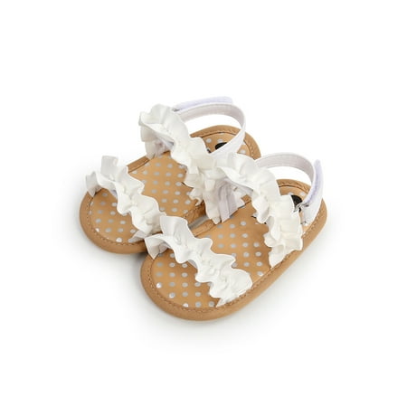 Lacyhop Infant Slippers Open Toe Sandals Slipper Casual Cozy Sandal Comfortable Elastic Back Strap White 5C
Lacyhop Infant Slippers Open Toe Sandals Slipper Casual Cozy Sandal Comfortable Elastic Back Strap White 5C