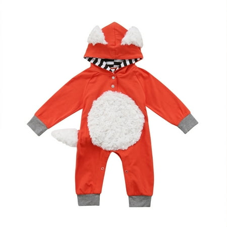 QWERTYU Newborn Infant Baby Toddler Long Sleeve Hooded Jumpsuit for Girl Boy Cotton Clothes Fleece Romper 0-24M Orange 70
QWERTYU Newborn Infant Baby Toddler Long Sleeve Hooded Jumpsuit for Girl Boy Cotton Clothes Fleece Romper 0-24M Orange 70