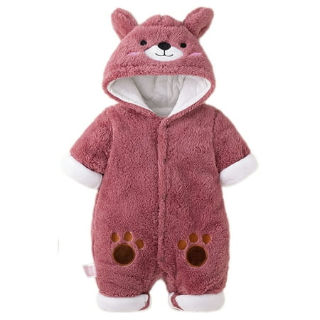 Grianlook Infant Cute One Piece Fleece Romper Long Sleeve Bear Ear Winter Outwear Outfits Party Buttons Hooded Jumpsuit 8007 Wine Red 73cm
Grianlook Infant Cute One Piece Fleece Romper Long Sleeve Bear Ear Winter Outwear Outfits Party Buttons Hooded Jumpsuit 8007 Wine Red 73cm