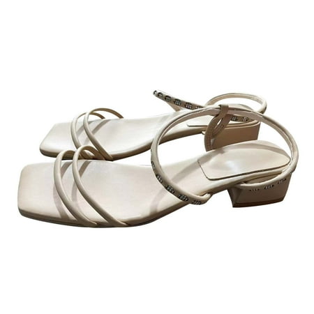 Summer Saving Clearance! Kukoosong Block Heels for Women Summer Casual Square Head Sandals Middle Heel Solid Color Fashion Womens Sandals Khaki 39
Summer Saving Clearance! Kukoosong Block Heels for Women Summer Casual Square Head Sandals Middle Heel Solid Color Fashion Womens Sandals Khaki 39
