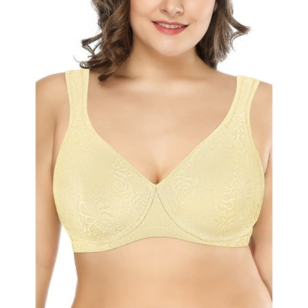 Deyllo Women s Wirefree Non Padded Plus Size Full Coverage Minimizer Bra Beige 46DDD
Deyllo Women s Wirefree Non Padded Plus Size Full Coverage Minimizer Bra Beige 46DDD