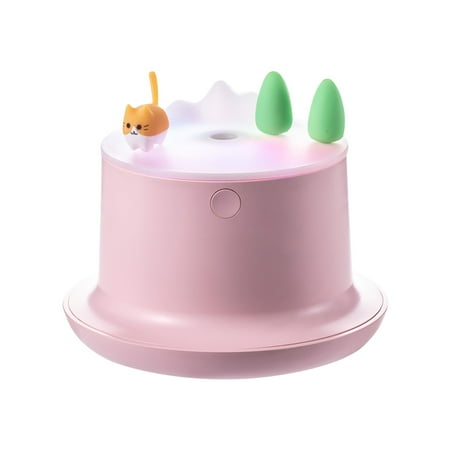 MIARHB Humidifier Portable Warm Cute Light Atmosphere Lamp Cute Cat Fun Cat Curious Smart home