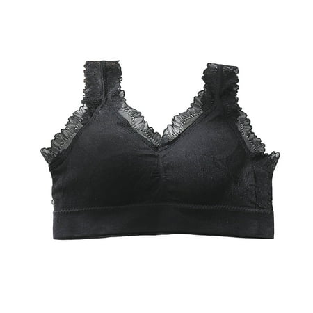 Push Up Bras for Women Wireless Push-Up Yoga Bra Lace Black One Size
Push Up Bras for Women Wireless Push-Up Yoga Bra Lace Black One Size