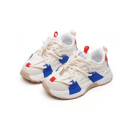 Woobling Boys Girls Trainers Sport Sneakers Comfort Running Shoes School Walking Shoe Athletic Breathable Lightweight White 8C
Woobling Boys Girls Trainers Sport Sneakers Comfort Running Shoes School Walking Shoe Athletic Breathable Lightweight White 8C