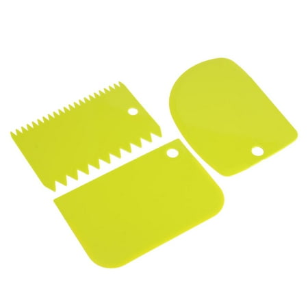 AMNHDO 3pcs/set Irregular Teeth Edge DIY Cream Scraper Smooth Cake Spatula (Green)
AMNHDO 3pcs/set Irregular Teeth Edge DIY Cream Scraper Smooth Cake Spatula (Green)