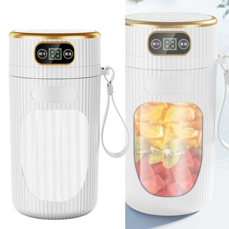Xubond Juicer Multifunctional Portable Juicer Cup With Digital Display Direct Drinking Lid Usb Rechargeable Kitchen Essentials Juicer Machines
Xubond Juicer Multifunctional Portable Juicer Cup With Digital Display Direct Drinking Lid Usb Rechargeable Kitchen Essentials Juicer Machines