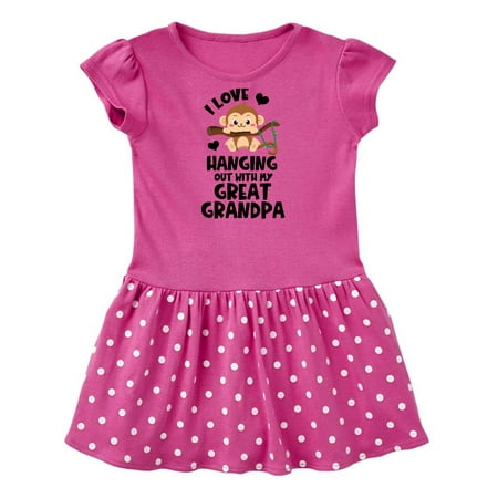 Inktastic Monkey I Love Hanging out with My Great Grandpa Gift Baby Girl Dress
Inktastic Monkey I Love Hanging out with My Great Grandpa Gift Baby Girl Dress
