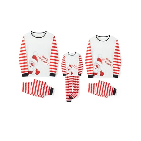 Huakaishijie Christmas Pajamas for Family Print Top and Striped Pants Sleepwear Matching PJ s Sets
Huakaishijie Christmas Pajamas for Family Print Top and Striped Pants Sleepwear Matching PJ s Sets